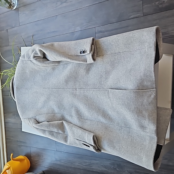 SOLD - Club Monaco Wool Blend Double Breasted Long Coat - Size XS - Picture 5 of 6